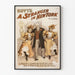 Vintage-Poster Ein Fremder in New York - Retro-Wanddekoration
