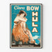 Vintage-Poster Clara Bow Hula Film Paramount Wanddekoration