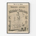 Vintage-Humor-Poster Volkskalender 1869