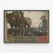Vintage-Agrarposter München 1810-1910 - Vintage-Wanddekoration — gerahmtes Bild an der Wand