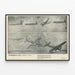 Vintage-Poster Hydraulik Sicherheit zuerst - Technisches Luftfahrt-Poster — gerahmtes Bild an der Wand