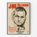 Vintage-Poster I Am The Law - Dekoratives Poster im Retro-Stil