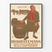 Vintage-Poster IH Bostelmann Alte Brauerei Hamburg