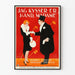 Vintage-Poster „I Küsse Ihre Hand, Madame“ elegante Wanddekoration