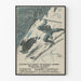 Vintage-Poster Skirennen in Zakopane 1910 – Wintersportrückwanddekoration