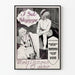 Vintage-Poster I Sonne und Schatten - Retro-Kino-Wanddekoration