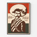 Poster Emiliano Zapata mit Zitat Prinzipien und Männer