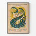 Art Déco Vogel stilisiert für Kunstausstellung 1911 Poster
