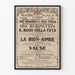 Vintage-Ballettposter Ida Rubinstein Teatro alla Scala 1929
