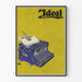 Vintage-Poster Schreibmaschine Ideal Seidel & Naumann
