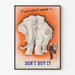 Vintage-Dekorposter Elefant Zu Verkaufen - Artem Legrand