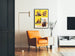 Vintage-Poster Motivation Arbeit und Sparen Krieg