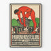 Vintage-Poster für die Ausstellung im Büro in Wien