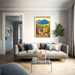 Vins d'Alsace | Reproduction d affiche ancienne
