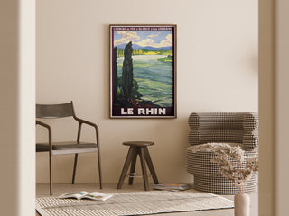 Le Rhin | Reproduction d’affiche ancienne