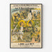 Vintage-Poster für die Show des Mediums Lane und Ney