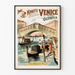 Vintage-Poster vom Rialto-Brücke in Venedig von Imre Kiralfy