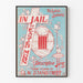 Vintage-Poster 'In Jail on Easter Morn' – Retro-Wanddekoration