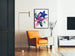 Poster Kunst Performance USA - Moderne und Dynamische Wanddekoration