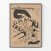 Futuristischer Typografie-Poster Italienischer Krieg und Explosion