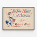 Dekoratives Poster In The Midst of Alarms von Robert Barr — gerahmtes Bild an der Wand