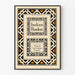 Wanddekoration Poster Indian Borders von American Type Founders