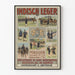 Vintage-Militärposter Indisch Leger 1909 Wanddekoration