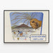 Vintage-Indonesienischer Landwirtschaftsposter — gerahmtes Bild an der Wand