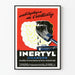 Vintage-Werbeplakat für Inertyl Darmantiseptikum