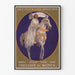 Vintage-Poster von Inez Milholland Boissevain auf weißem Pferd