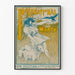 Vintage Dekorationsposter International März mit Frau, Hunden und Vogel
