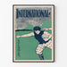 Vintage-Poster International November – Retro-Sport-Wanddekoration
