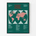 Vintage-Poster des internationalen Symposiums über die Impfung gegen Masern