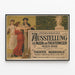 Vintage-Poster Internationale Ausstellung Musik und Theater Wien 1892 — gerahmtes Bild an der Wand