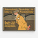 Vintage-Poster Internationale Reiseausstellung Berlin 1911 — gerahmtes Bild an der Wand