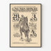 Internationales Pferdesportwettbewerbs-Poster 1927 – Vintage-Reitwanddekoration
