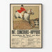 Internationales Reitwettbewerbs-Poster – Vintage-Reitdekorationswandkunst