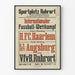 Vintage-Fußball-Poster International Sportplatz Ruhrort