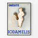 Vintage-Poster Fettleibigkeit Iodamelis von René Le Texier