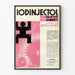 Vintage-Poster Iodinjectol Salicylé - Retro-Wanddekoration Gesundheit