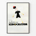 Vintage-Werbeplakat Iodocalcium – Retro-Wanddekoration