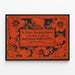 Vintage-Blumenposter Is Polite Society Polite — gerahmtes Bild an der Wand
