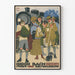 Vintage-Poster für Wanddekoration, Sport und Reisebekleidung