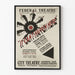 Vintage-Poster Theater « It Can't Happen Here » Federal Theatre New Jersey