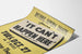 Plakat Theater 'It Can't Happen Here' - Vintage Wanddekoration