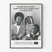 Aufklärungsposter über AIDS mit afroamerikanischer Familie