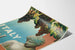 Italienischer Vintage-Poster mit klassischer Statue und Trauben