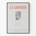 Ausstellungsposter J.E. Laboureur Nationalbibliothek 1954