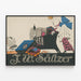 Vintage-Poster J.W. Sältzer - Mode- und Bekleidungswerbung — gerahmtes Bild an der Wand