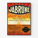 Vintage-Poster JABRUNE alkoholfreier Aperitif
